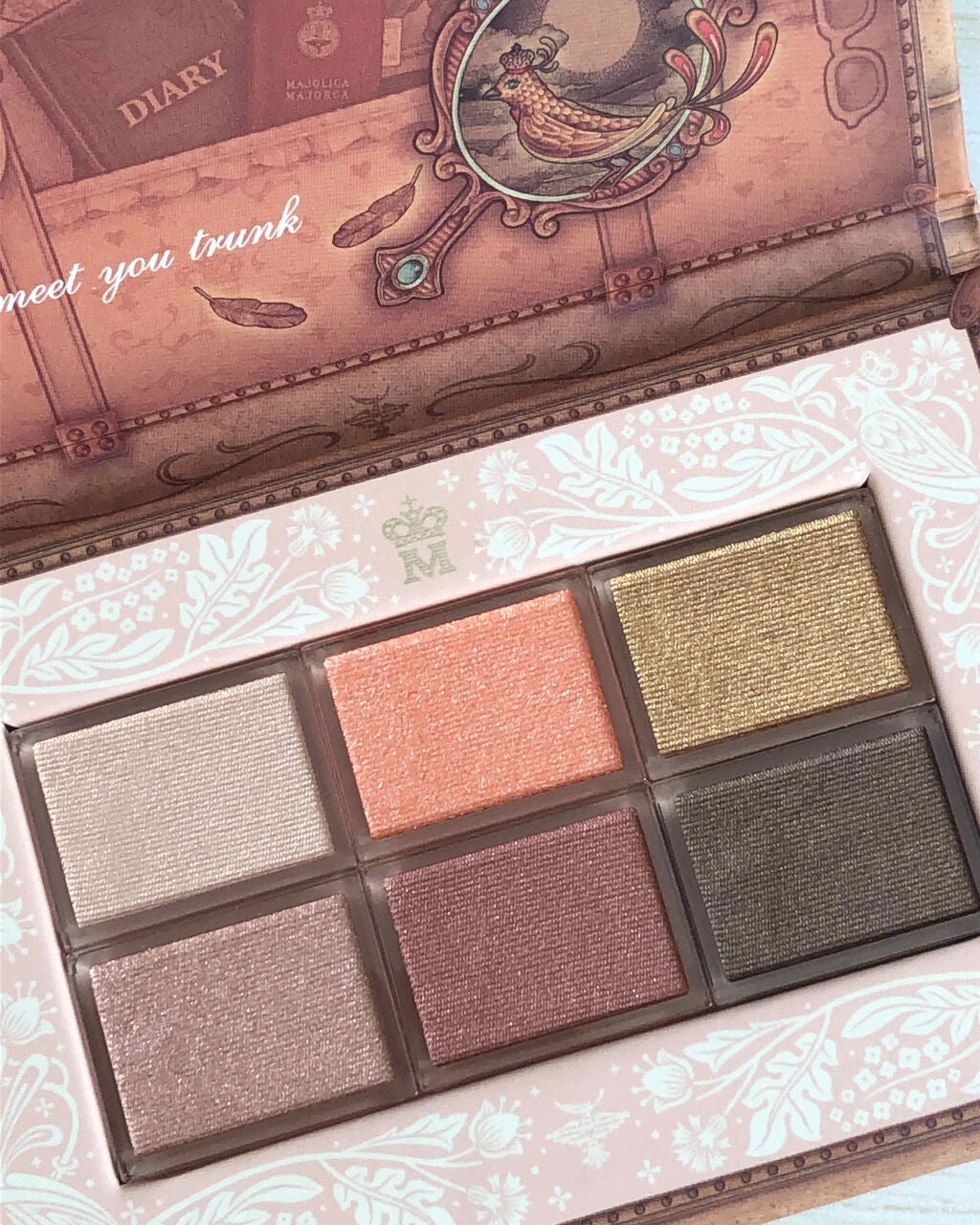 ナイストゥミーチュートランク/MAJOLICA MAJORCA/アイシャドウパレットを使ったクチコミ(5枚目)