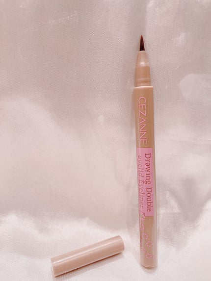 描くふたえアイライナー/CEZANNE/リキッドアイライナーを使ったクチコミ(2枚目)