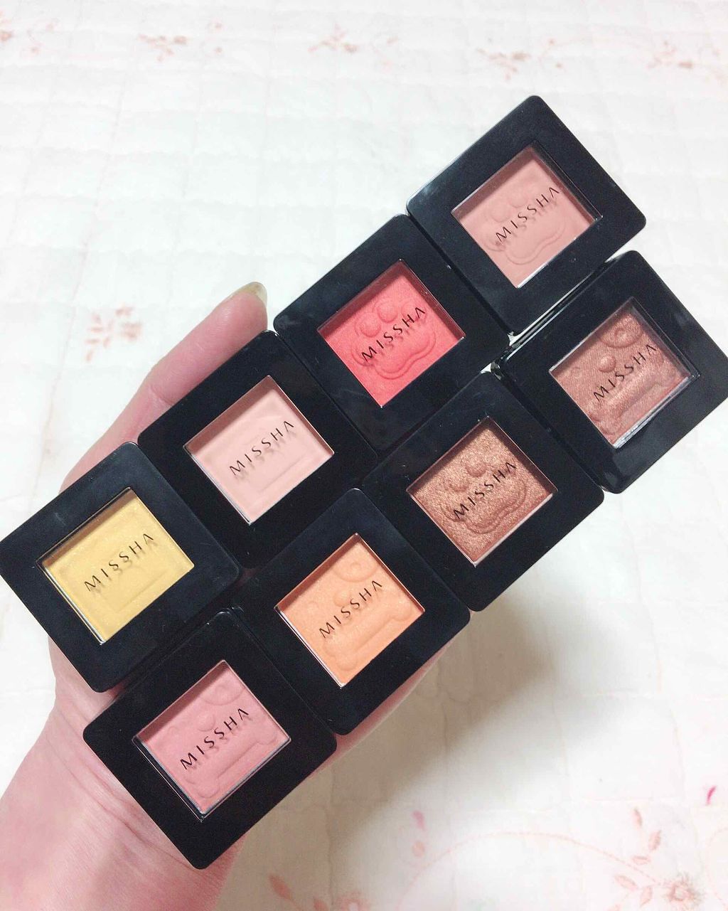 MISSHA モダンシャドウのクチコミ「MISSHA(韓国)
ミシャ モダンシャドー

🐶SYE01オヤツの日(シマー)
🐶MCR09.....」（2枚目）