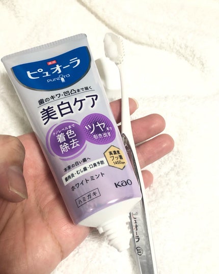 薬用ピュオーラ 美白ケア ハミガキ/ピュオーラ/歯磨き粉を使ったクチコミ(5枚目)