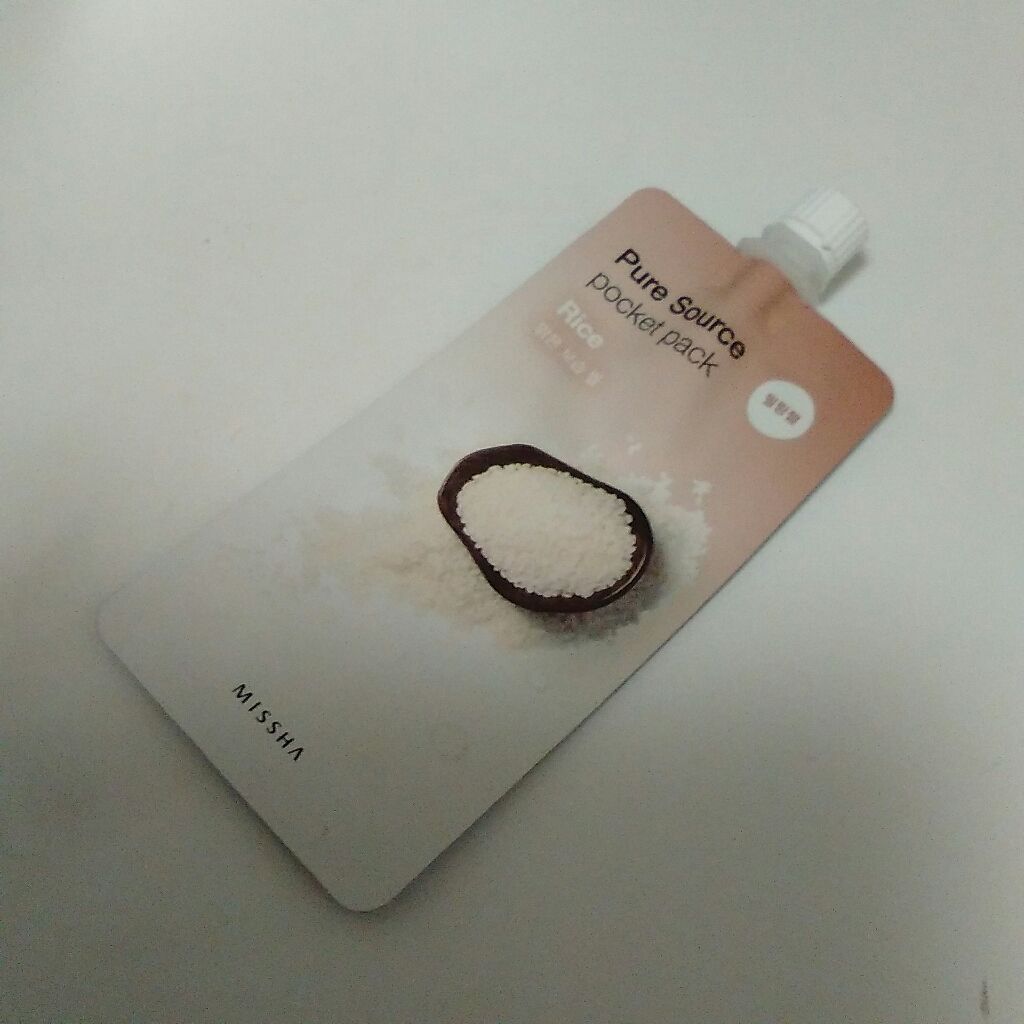 ピュアソースポケットパック/MISSHA/洗い流すパック・マスクを使ったクチコミ（1枚目）