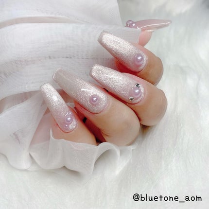 ナチュラルマグネットネイル/ネイル工房/ジェルネイルを使ったクチコミ(7枚目)