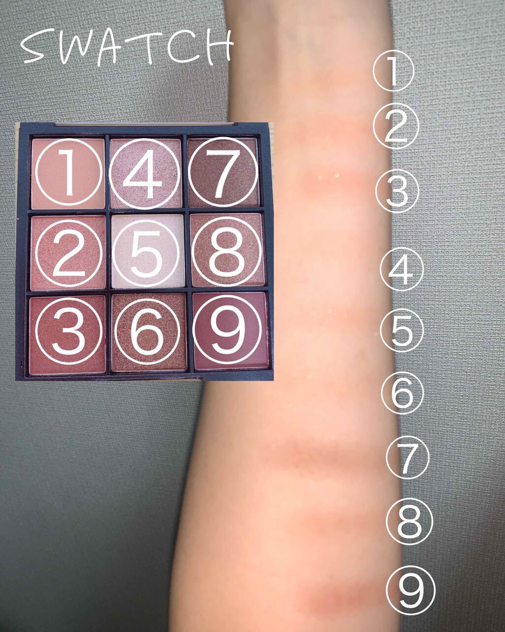 UR GLAM　BLOOMING EYE COLOR PALETTE/U R GLAM/アイシャドウパレットを使ったクチコミ（2枚目）