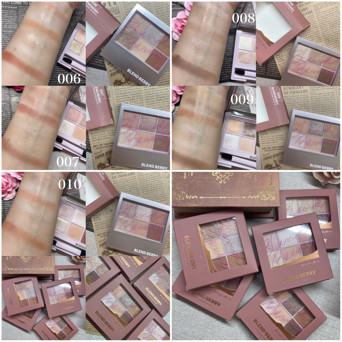 オーラクリエイション/BLEND BERRY/アイシャドウパレットを使ったクチコミ(6枚目)