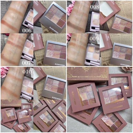 オーラクリエイション/BLEND BERRY/アイシャドウパレットを使ったクチコミ(6枚目)