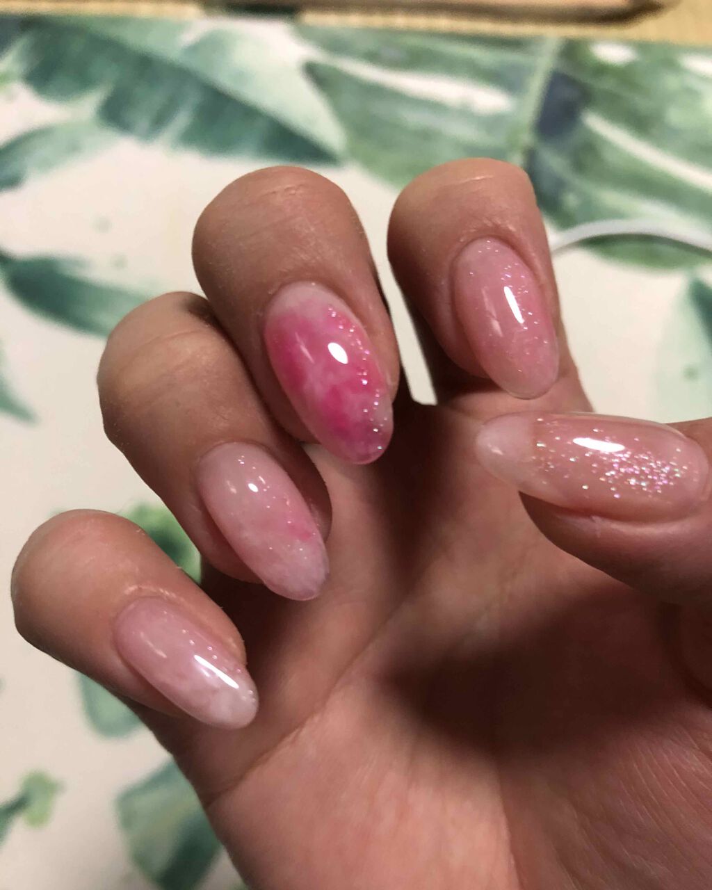 ジェルネイル(ライト対応)/セリア/ジェルネイルを使ったクチコミ(1枚目)