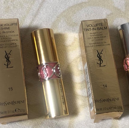 ルージュ ヴォリュプテ シャイン/YVES SAINT LAURENT BEAUTE/口紅を使ったクチコミ(3枚目)