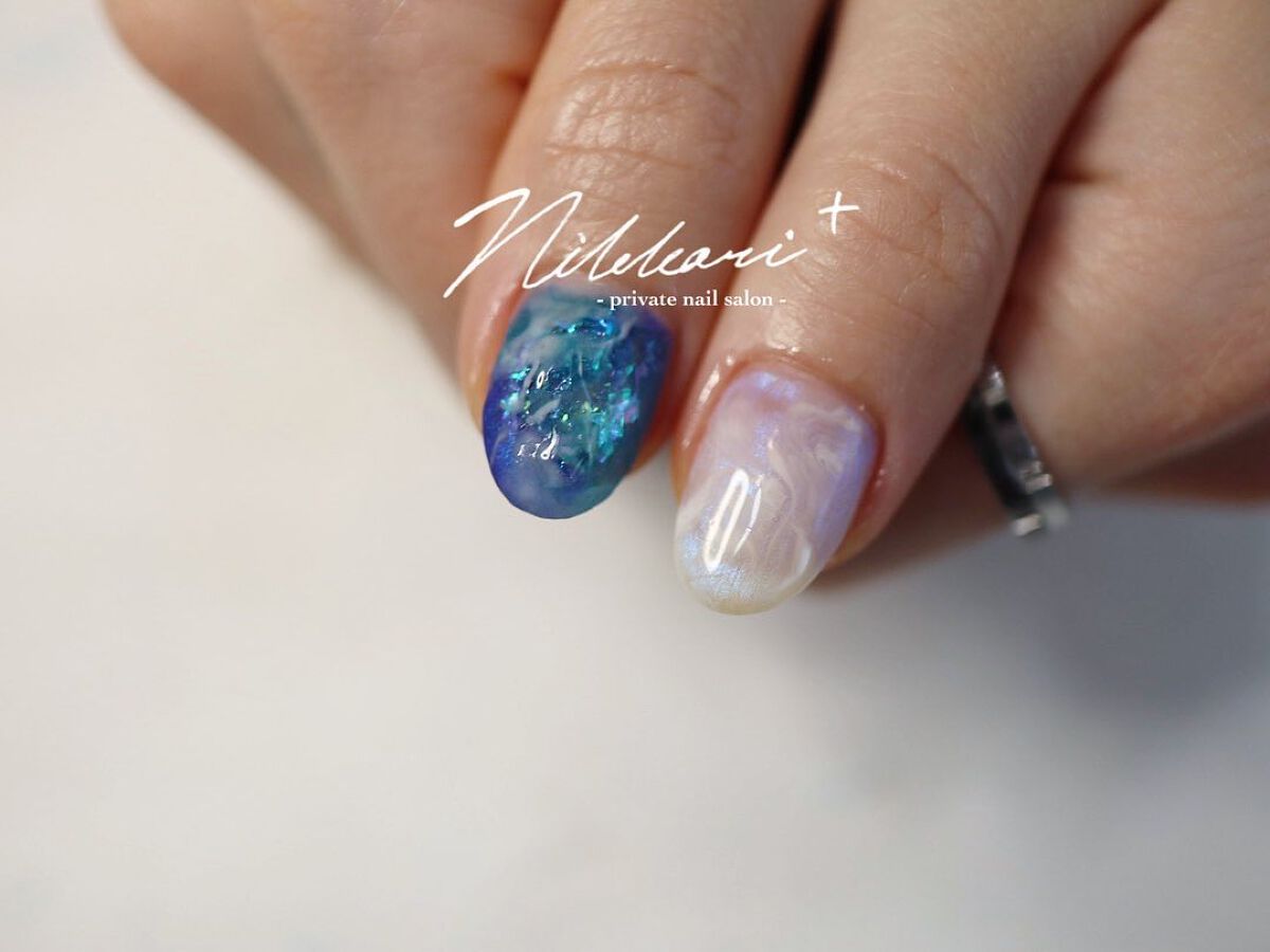 𝐍𝐚𝐢𝐥𝐢𝐬𝐭🦋𝐭𝐨-𝐦𝐚, on LIPS 「━━━━☞design☽︎︎.*·̩͙...海を感じる夏ら..」(1枚目)