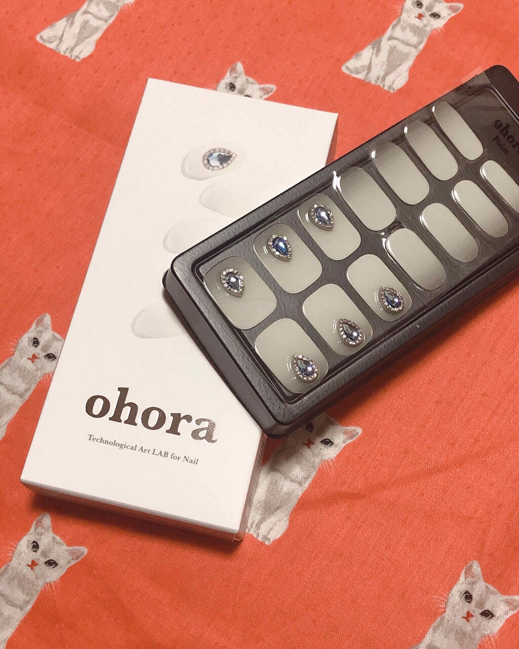 セミキュアジェルネイル(ハンド)/ohora/ネイルシールを使ったクチコミ(2枚目)