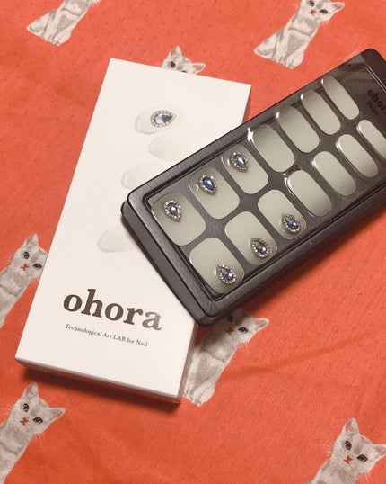 セミキュアジェルネイル(ハンド)/ohora/ネイルシールを使ったクチコミ(2枚目)