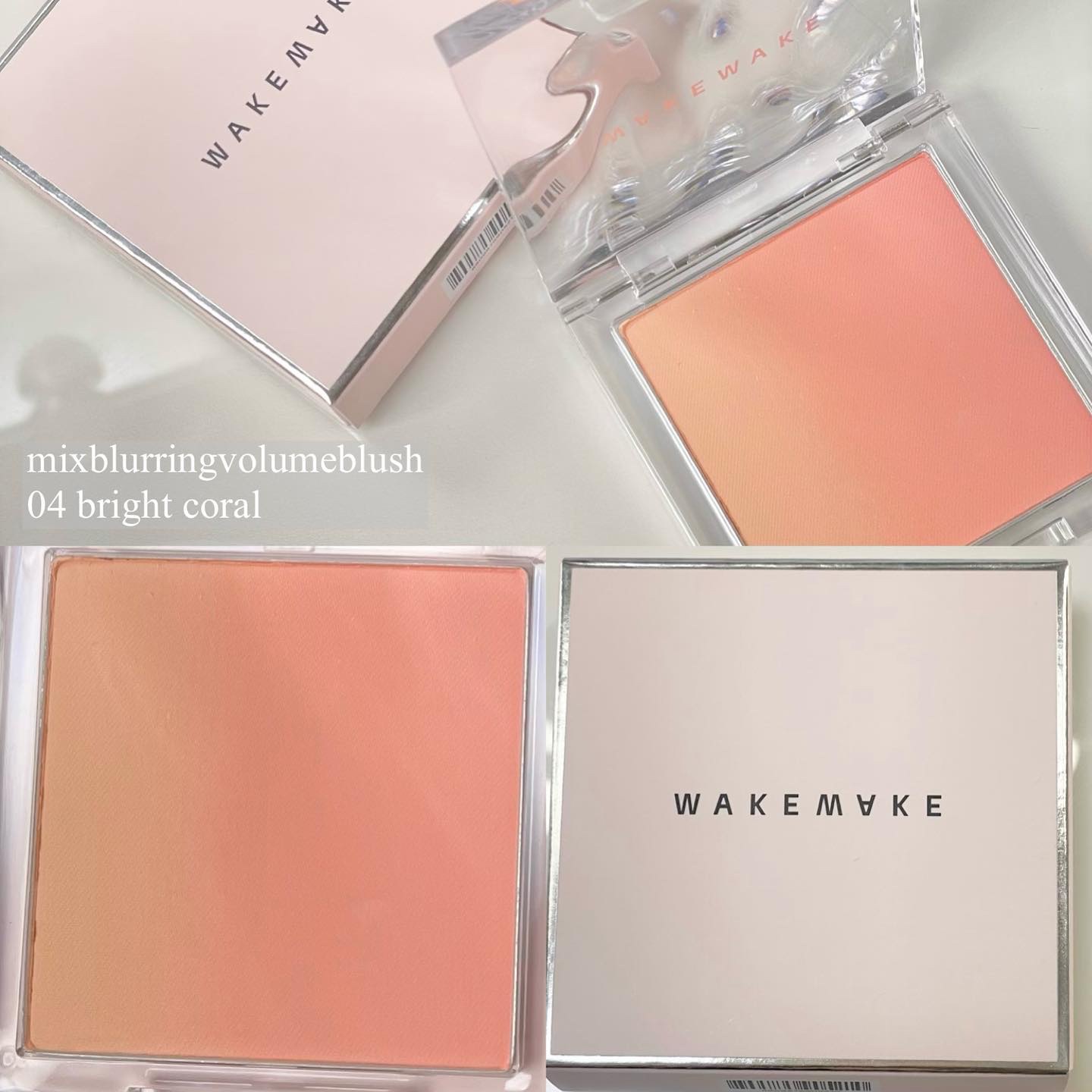 ミックスブラーリングボリュームハイライター/wakemake/パウダーハイライトを使ったクチコミ（3枚目）