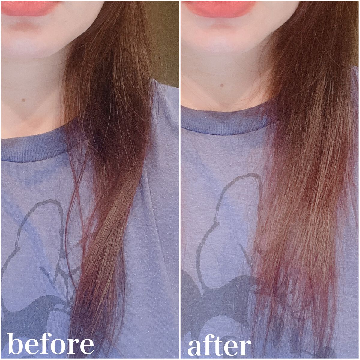 メロウシャンプー/メロウトリートメント/plus eau/市販シャンプーを使ったクチコミ(6枚目)