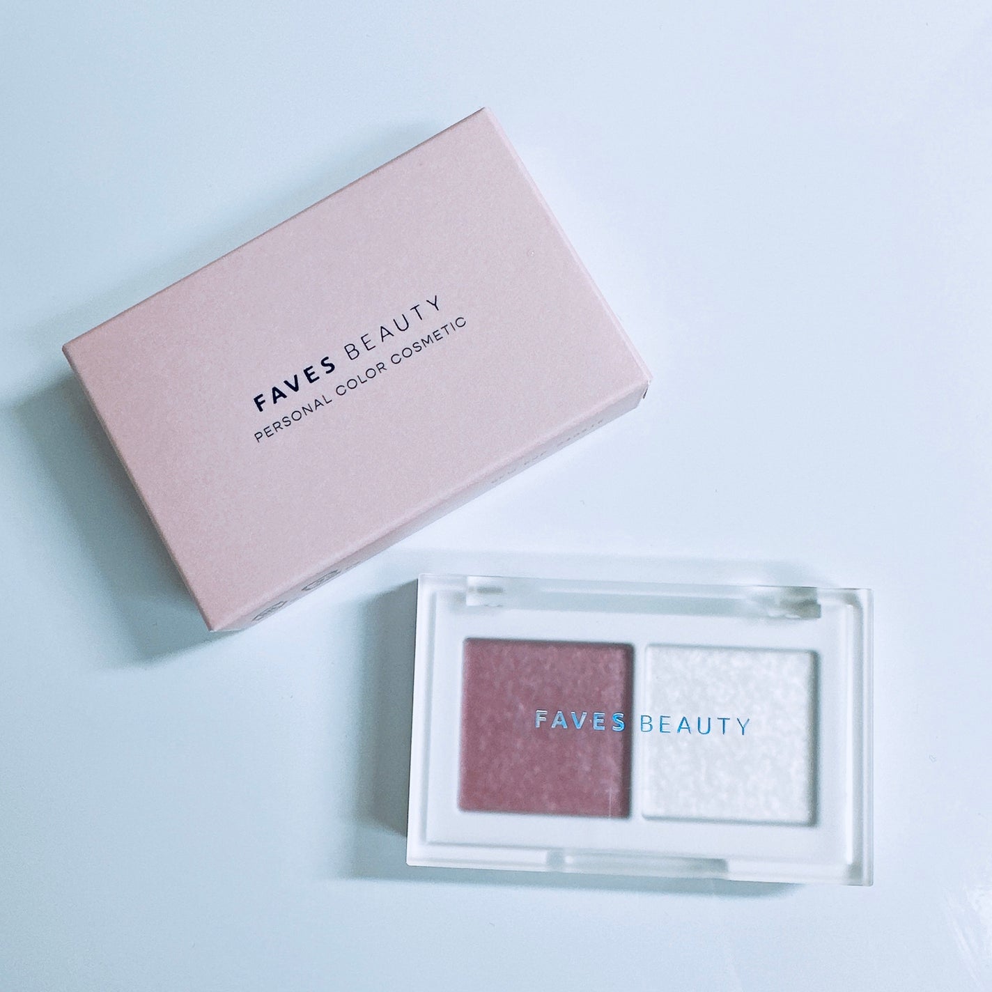 マイカラー デュオシャドウ/FAVES BEAUTY/アイシャドウパレットを使ったクチコミ(4枚目)