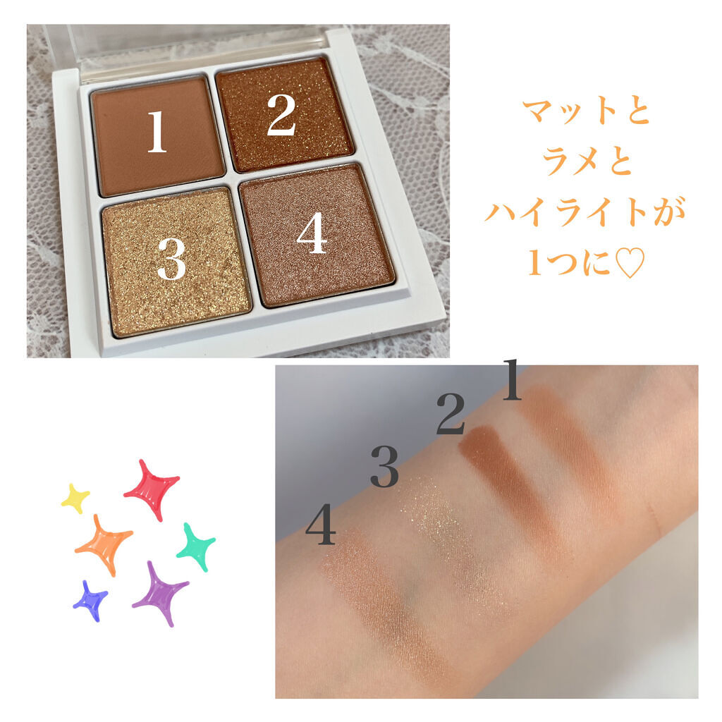 THE アイパレR/b idol/アイシャドウパレットを使ったクチコミ（2枚目）