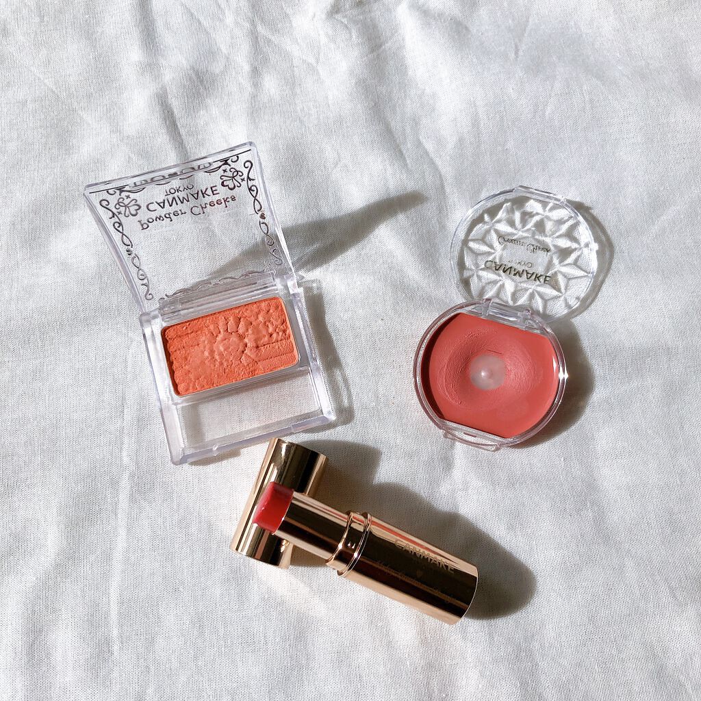 グロウフルールチークス/キャンメイク/パウダーチークを使ったクチコミ（1枚目）