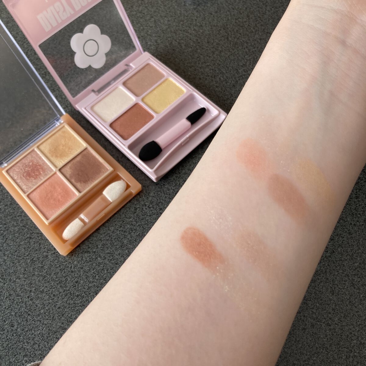 デイジードール アイカラー パレット BR-04 ハニーブラウン/DAISY DOLL by MARY QUANT/アイシャドウパレットを使ったクチコミ（3枚目）