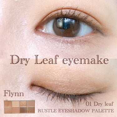 🍂Dry Leaf eyemake🍂

Flynn
ラッスルアイシャドウパレット
01 ドライリーフ

秋っぽい暗めのブラウンでアイメイクしたくなって、
久しぶりにこのアイシャドウパレット出しました🤎
