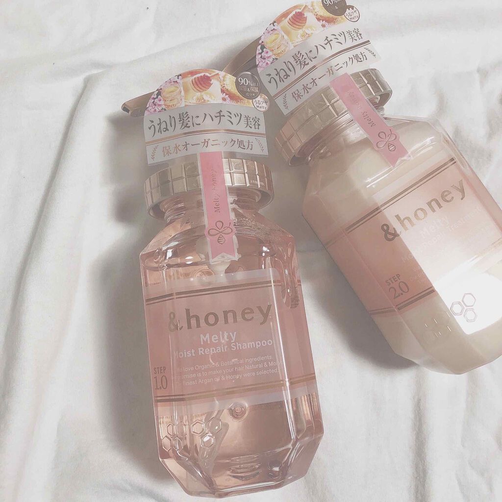 &honey Melty モイストリペア シャンプー1.0／モイストリペア ヘアトリートメント2.0/&honey/市販シャンプーを使ったクチコミ（1枚目）