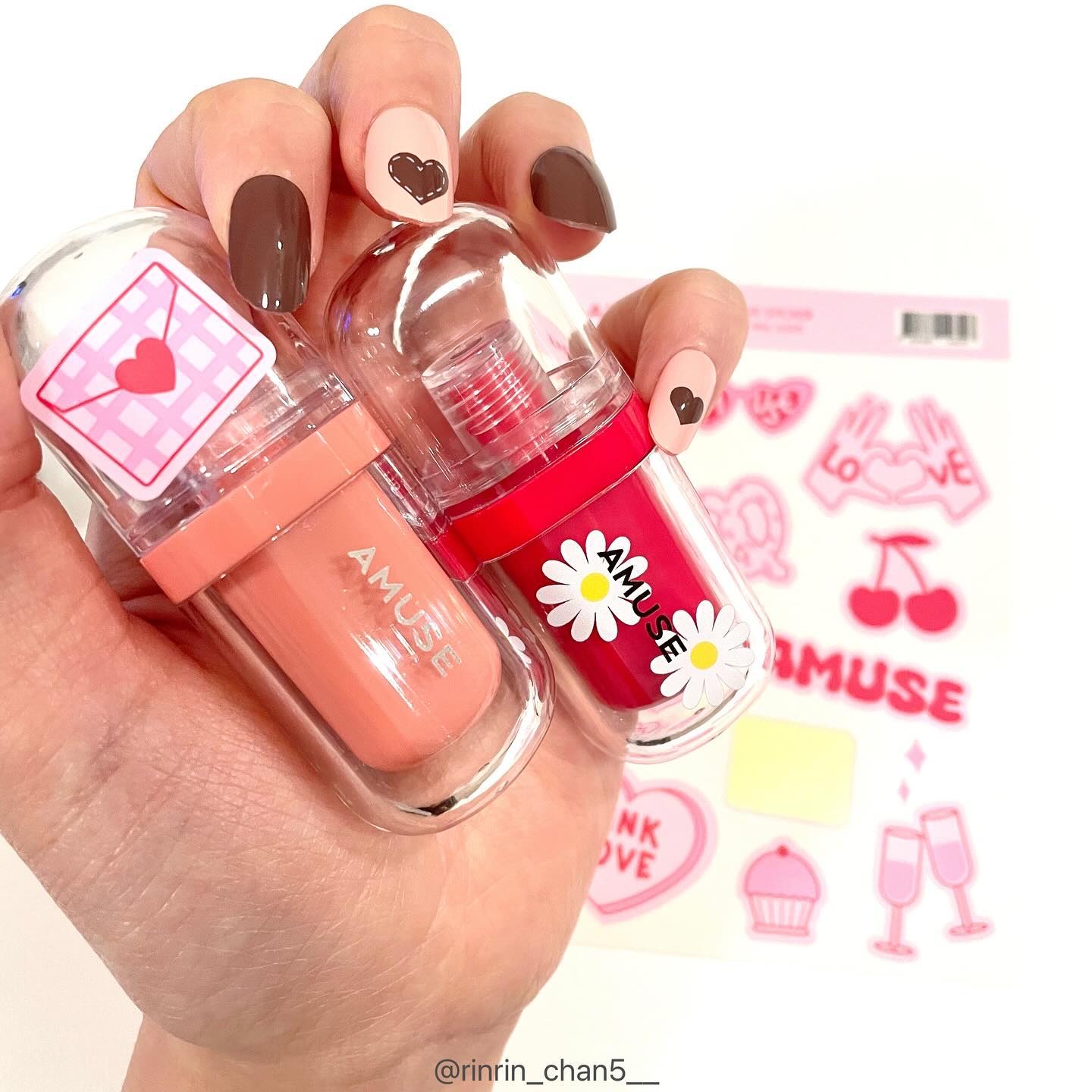 ジェルフィットティント/AMUSE/リップティントを使ったクチコミ（3枚目）