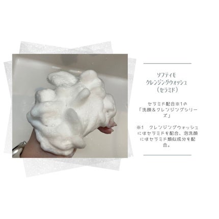 ソフティモ クレンジングウォッシュ (セラミド)/ソフティモ/洗顔フォームを使ったクチコミ(10枚目)