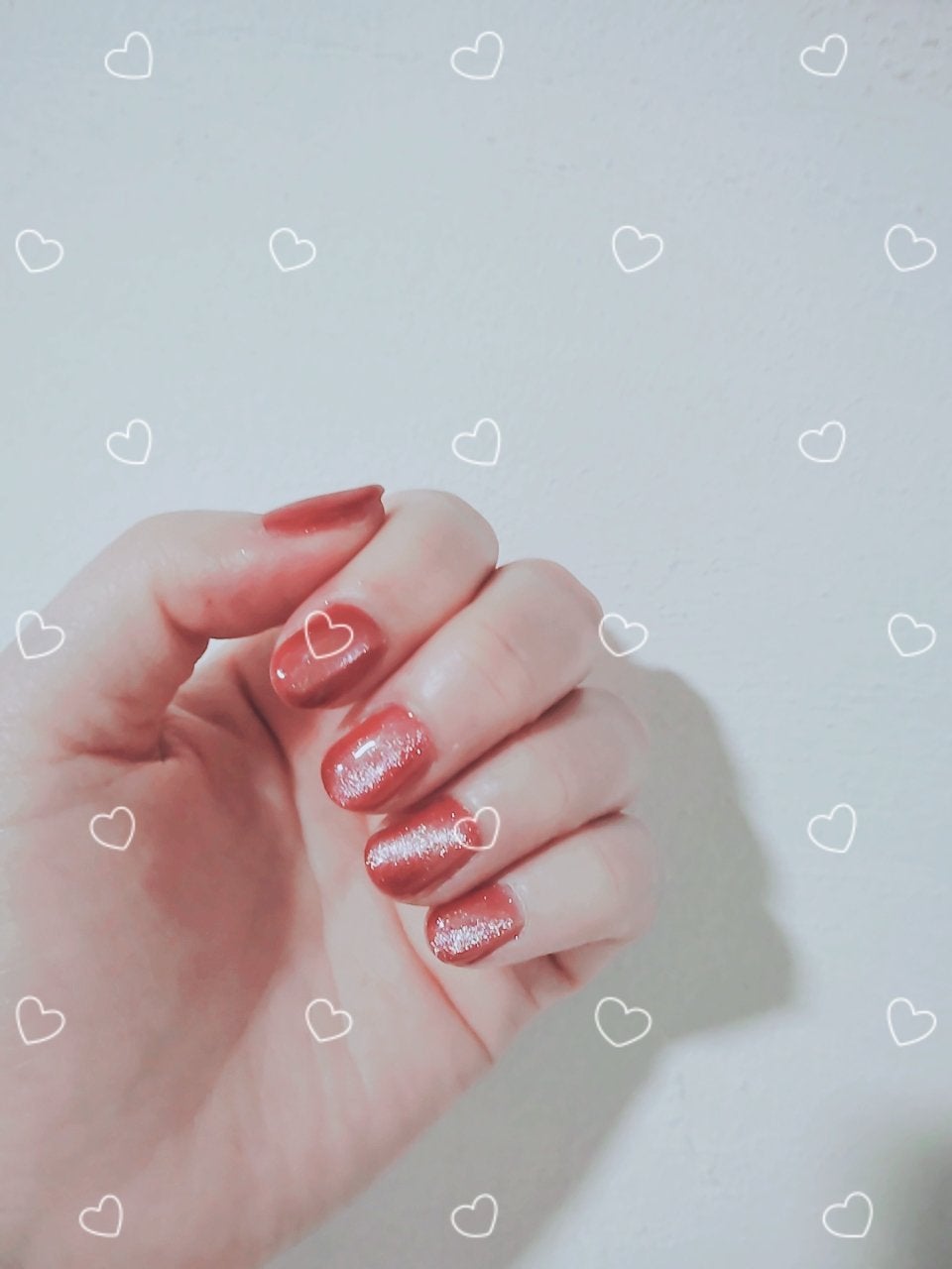 maya🧡 on LIPS 「 マグネットネイルみなさん、こんばんは☺今回は、レッ..」(1枚目)