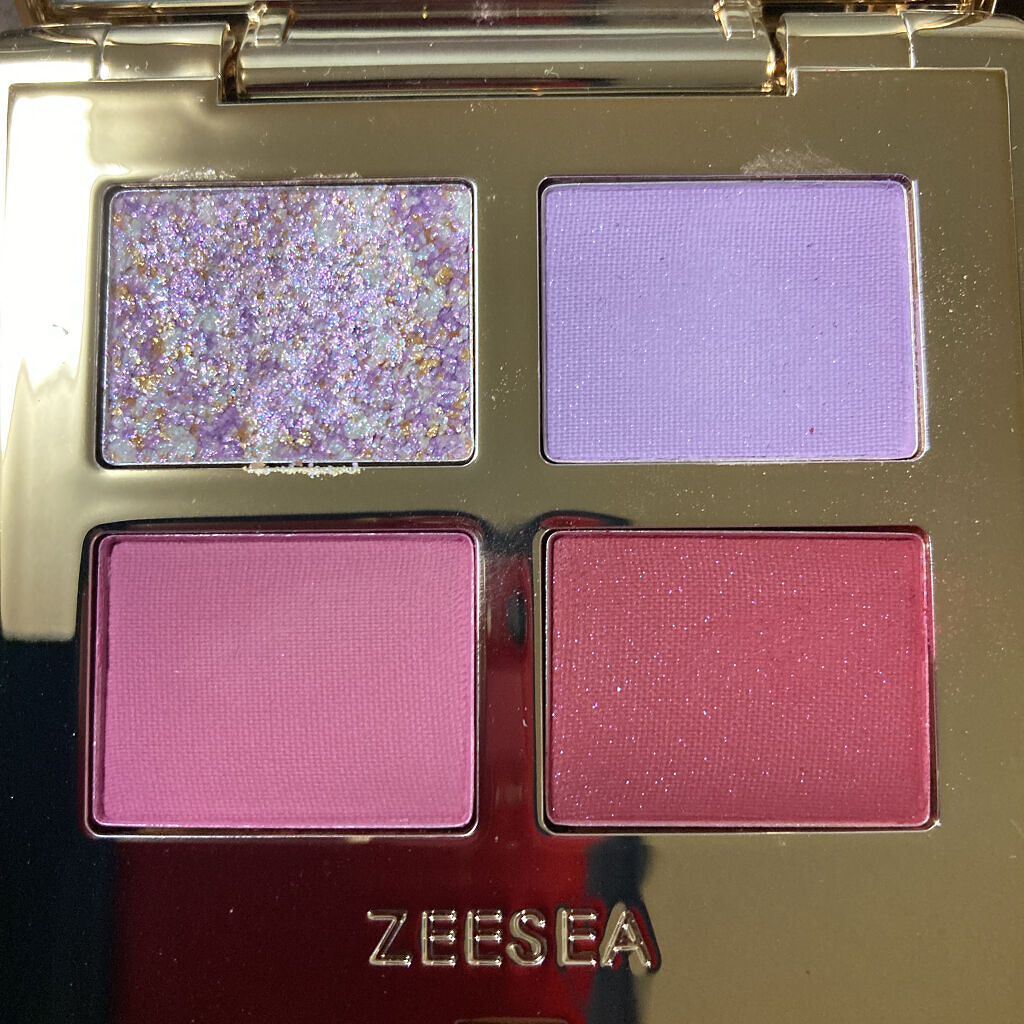 ドリームランドアイシャドウ ( 4シェード )/ZEESEA/アイシャドウパレットを使ったクチコミ（1枚目）