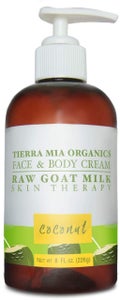 TIERRA MIA ORGANICS FACE&BODY CREAM  RAW GOAT MILK  SKIN THERAPY