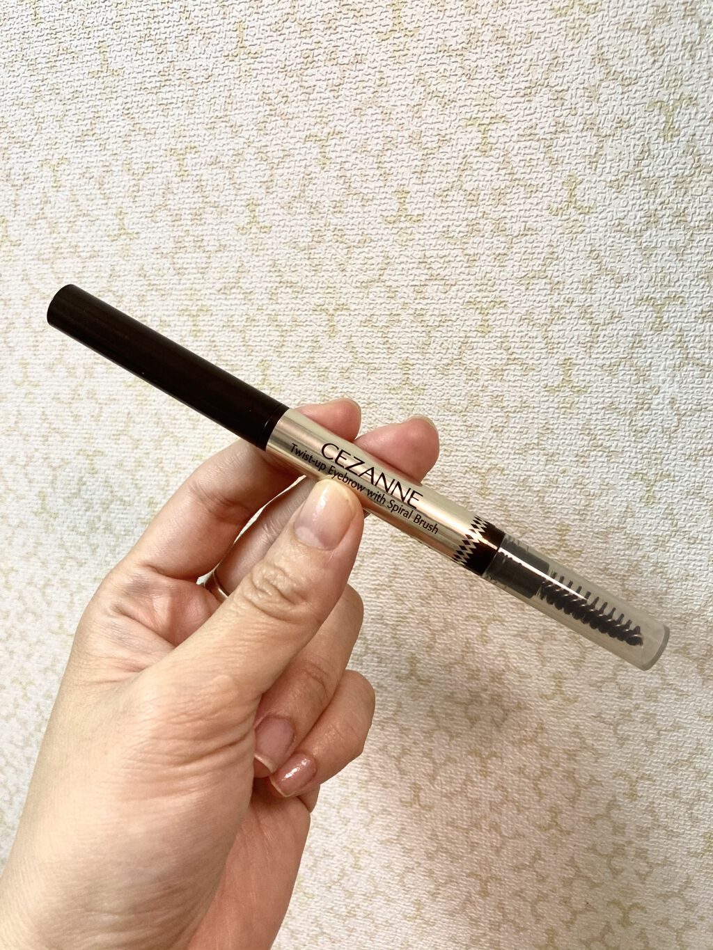 ブラシ付きアイブロウ繰り出し/CEZANNE/アイブロウペンシルを使ったクチコミ（1枚目）