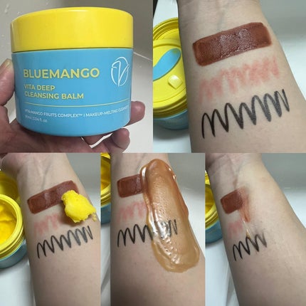 ブルーマンゴービタディープクレンジングバーム/Dr.Viuum/クレンジングバームを使ったクチコミ(3枚目)