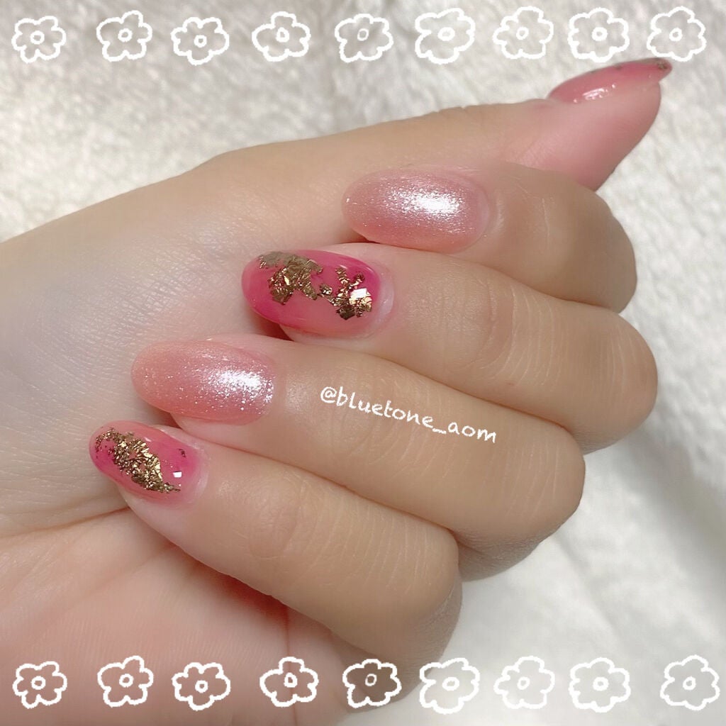 ネイルホイル/セリア/ネイルシールを使ったクチコミ(5枚目)