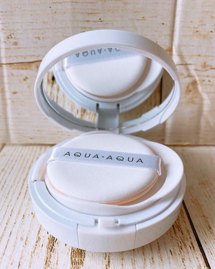オーガニッククッションコンパクト/アクア・アクア/クッションファンデーションを使ったクチコミ(1枚目)