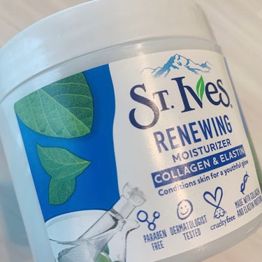 コラーゲン&エラスチンフェイシャルモイスチャライザー/ST.Ives (セントアイブス)/ボディクリームを使ったクチコミ（1枚目）