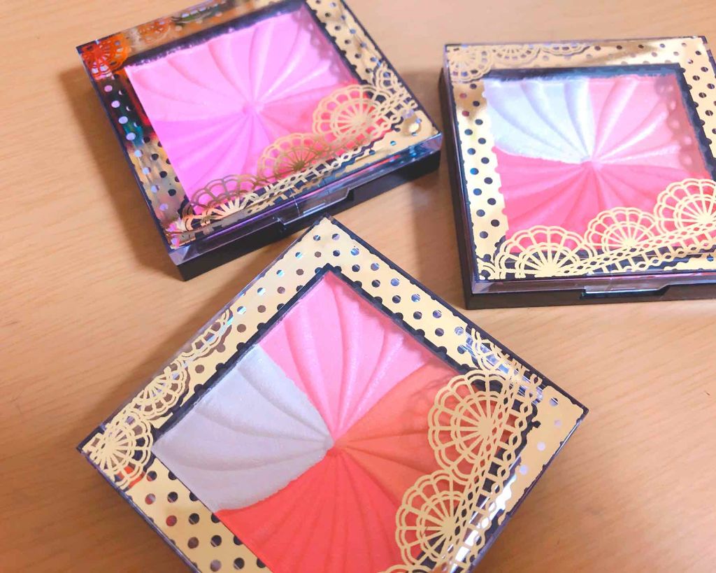 ミックスチークパウダー/DAISO/パウダーチークを使ったクチコミ（1枚目）