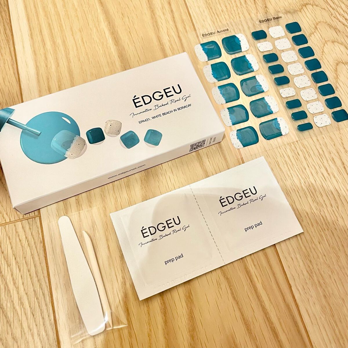 EDGEU ジェルネイルシール/EDGEU/ネイルシールを使ったクチコミ(2枚目)