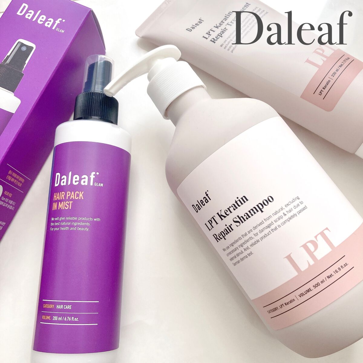 LPTケラチンリペアシャンプー/Daleaf/市販シャンプーを使ったクチコミ（2枚目）