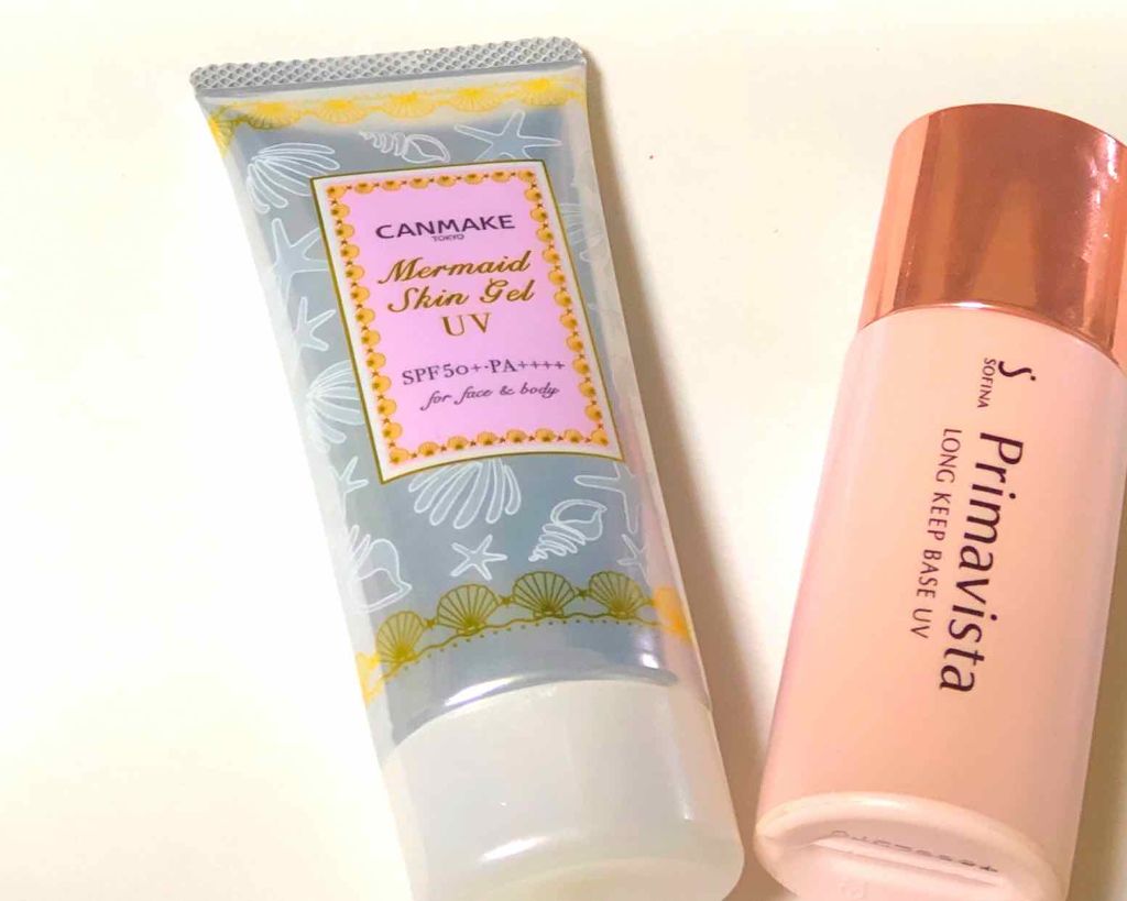マーメイドスキンジェルUV/キャンメイク/日焼け止めジェルを使ったクチコミ（1枚目）