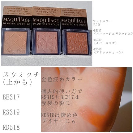 ドラマティックアイカラー (パウダー)/(クリーム)/マキアージュ/アイシャドウパレットを使ったクチコミ(4枚目)