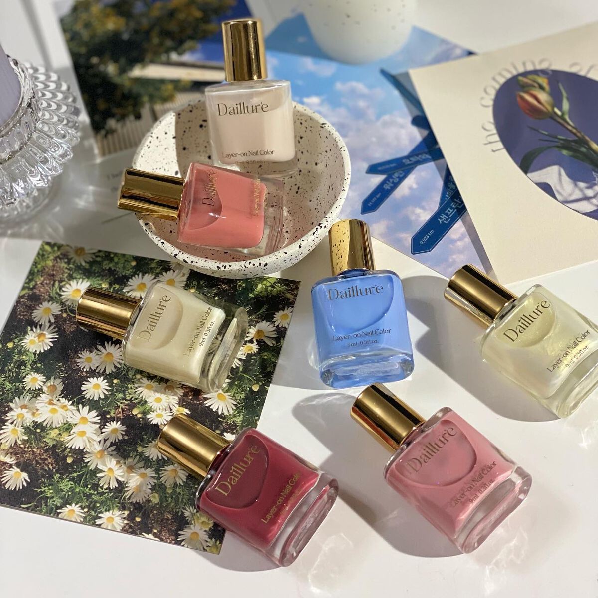 Layer-on Nail Color 06 Pearl Necklace/Daillure/マニキュアを使ったクチコミ（3枚目）