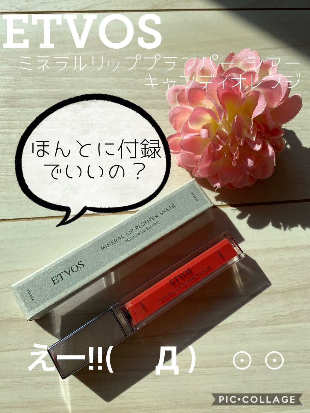 ミネラルリッププランパー シアー/エトヴォス/リッププランパーを使ったクチコミ(1枚目)