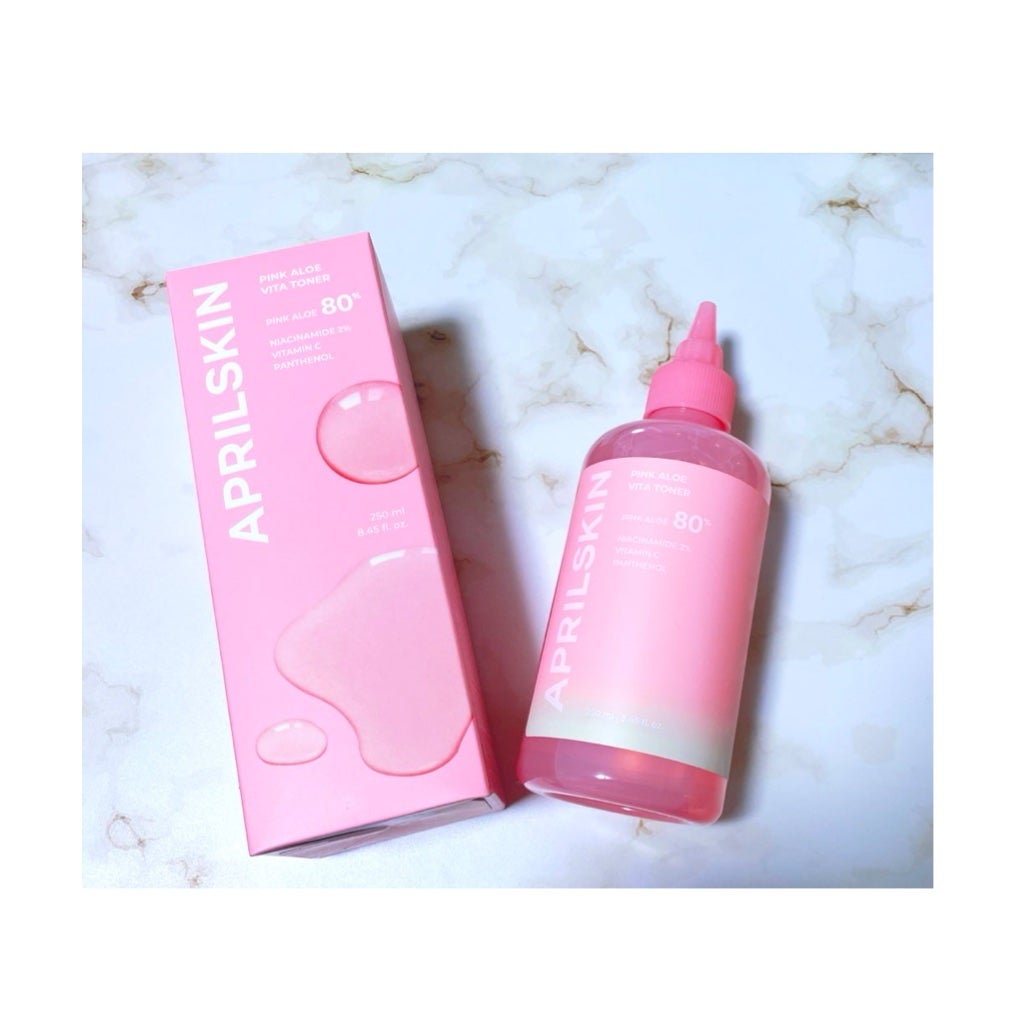 ピンクアロエビタトナー/APRILSKIN/化粧水を使ったクチコミ(1枚目)