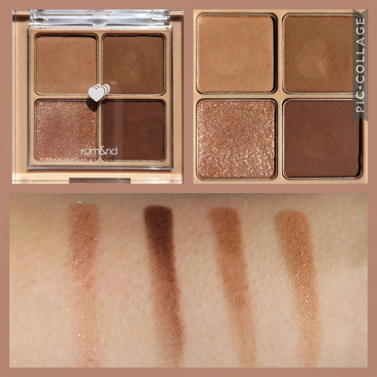 ベターザンアイズ/rom&nd/アイシャドウパレットを使ったクチコミ(2枚目)