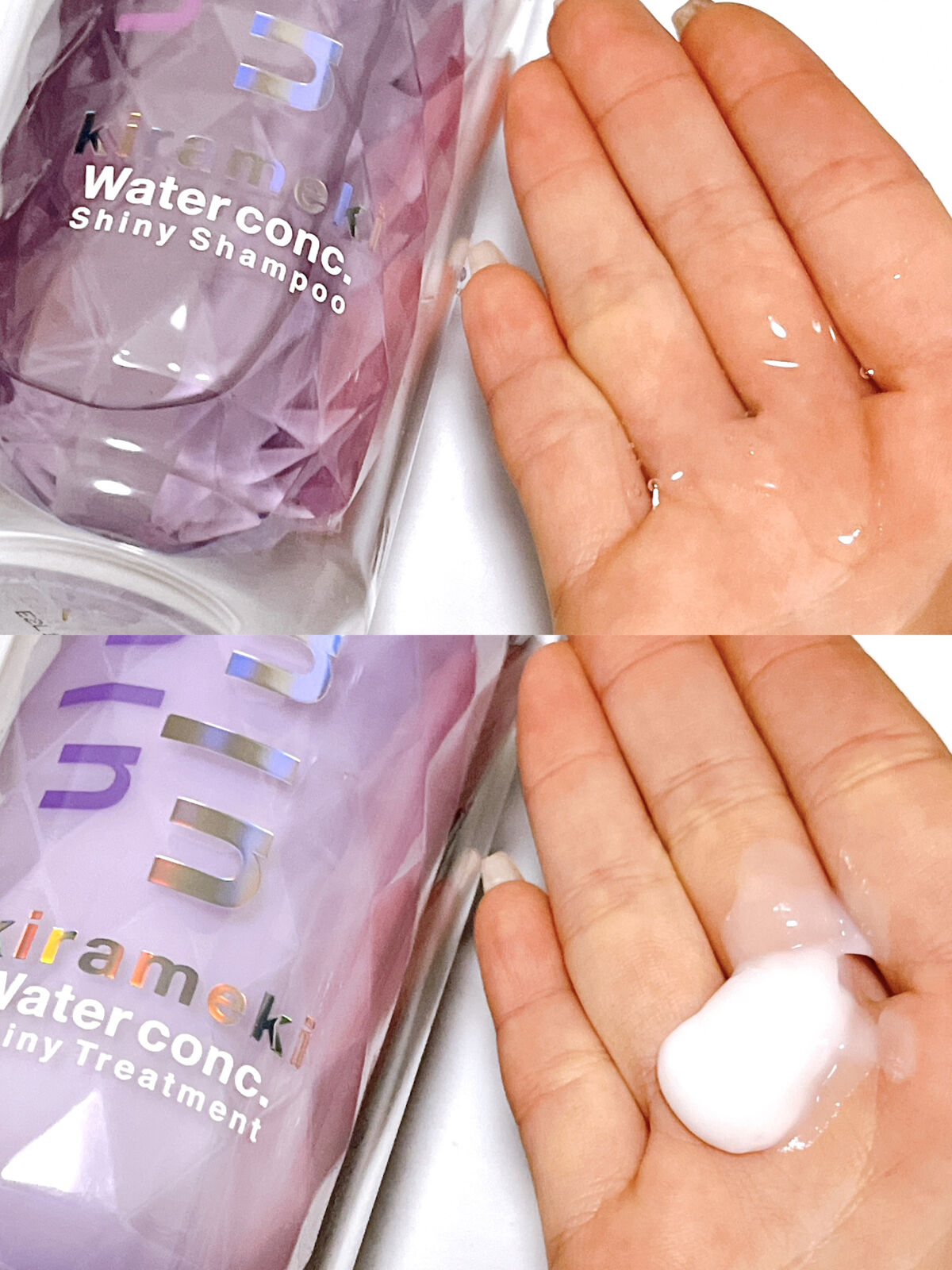 キラメキ ウォーターコンク シャイニー シャンプー/ヘアトリートメント トリートメント 335g/ululis/市販シャンプーを使ったクチコミ（3枚目）