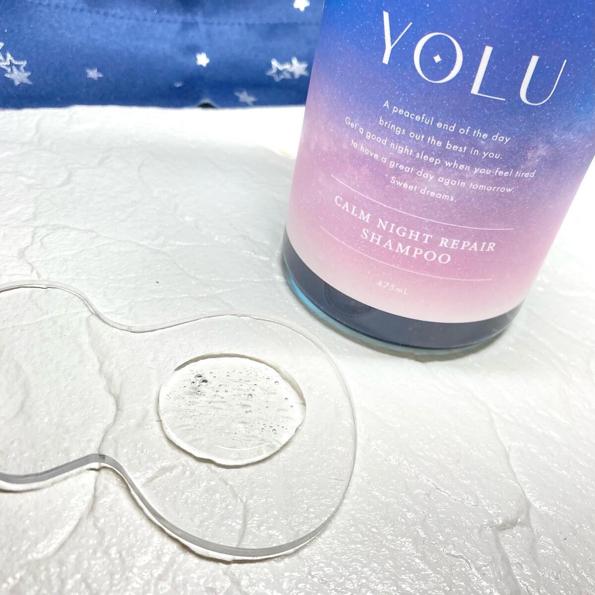 カームナイトリペアシャンプー／トリートメント/YOLU/市販シャンプーを使ったクチコミ（2枚目）