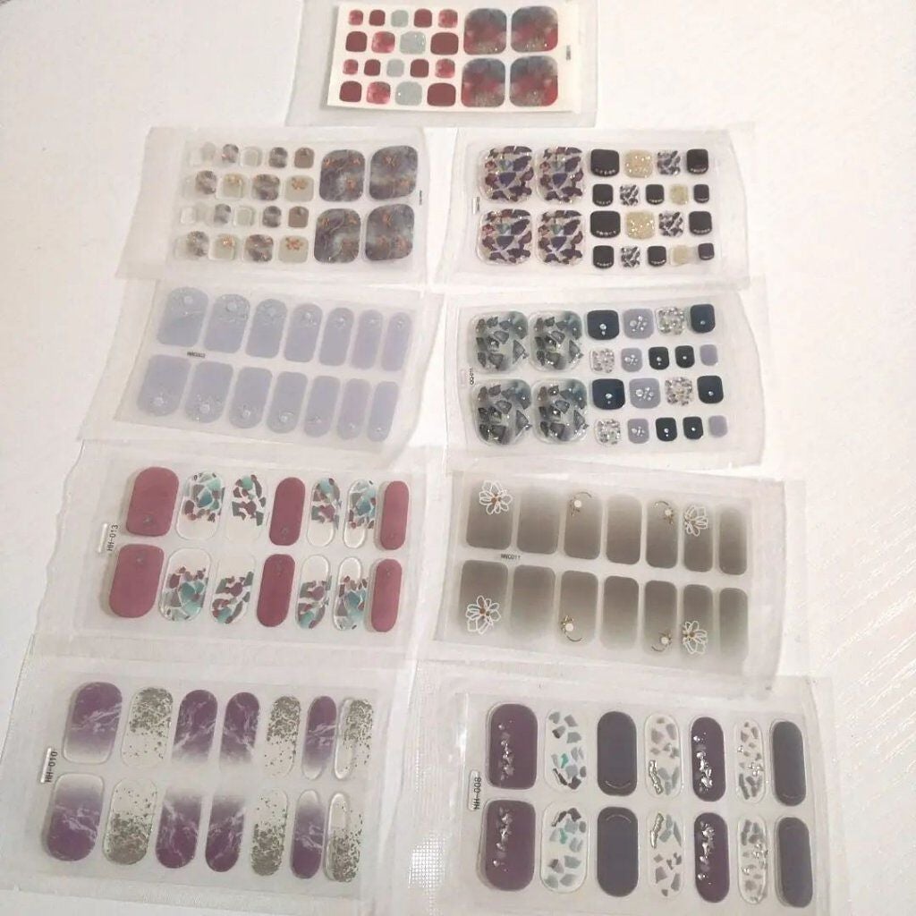 ネイルシール/Qoo10/ネイルシールを使ったクチコミ(3枚目)