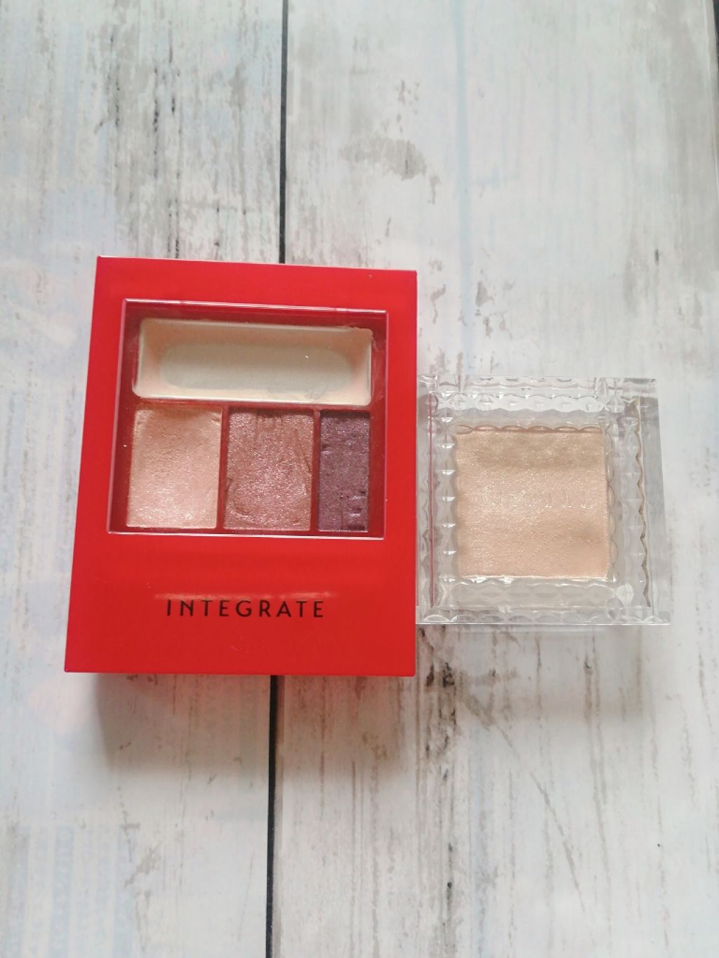 アクセントカラーアイズ CC/インテグレート/アイシャドウパレットを使ったクチコミ（2枚目）