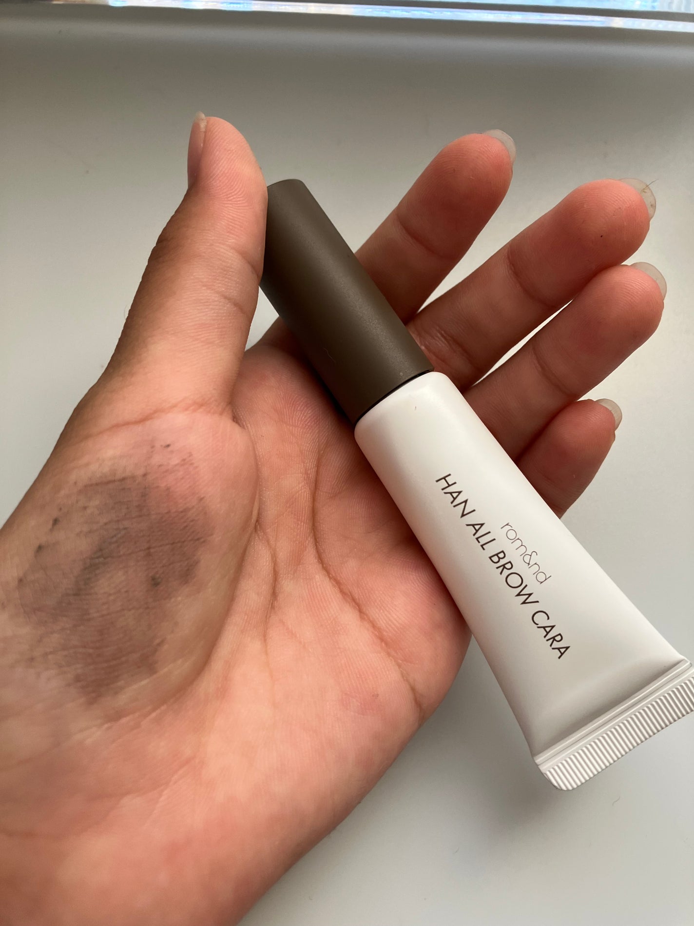ハンオールブロウカラ/rom&nd/眉マスカラを使ったクチコミ(3枚目)