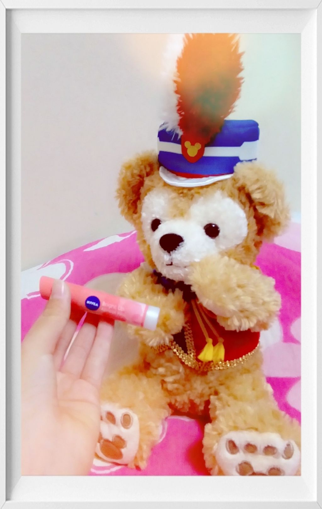 モイストピュアカラーリップ/ニベア/リップクリームを使ったクチコミ（1枚目）