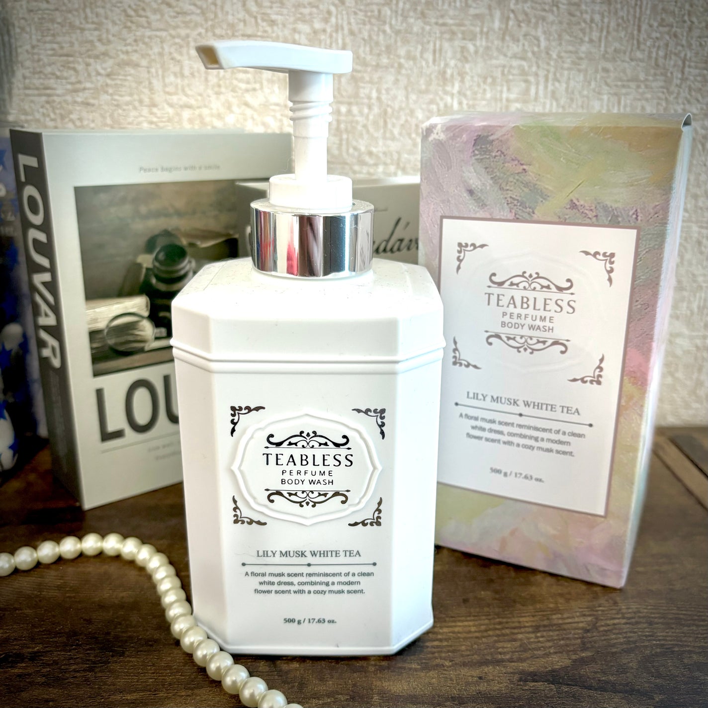 パフュームボディウォッシュ リリームスクホワイトティー/TEABLESS/ボディソープを使ったクチコミ(1枚目)