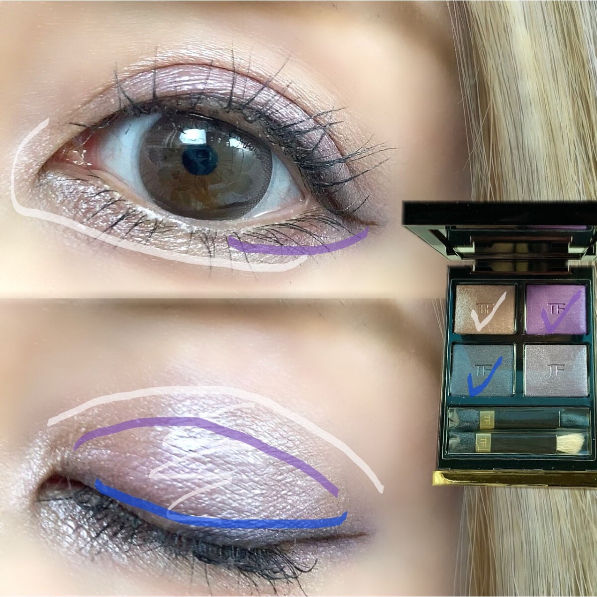 アイ カラー クォード/TOM FORD BEAUTY/アイシャドウパレットを使ったクチコミ(3枚目)