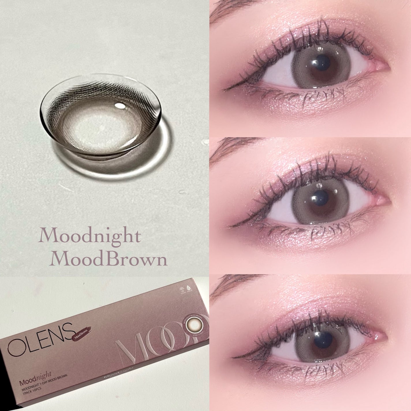 Moodnight 1day/OLENS/カラーコンタクトレンズを使ったクチコミ(5枚目)